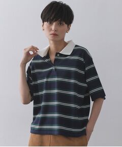 OPAQUE.CLIP / オペーク ドット クリップ ポロシャツ | カラーボーダーポロカットソー【洗濯機洗い可】