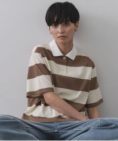 OPAQUE.CLIP / オペーク ドット クリップ ポロシャツ | カラーボーダーポロカットソー【洗濯機洗い可】