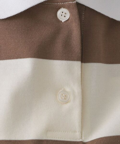 OPAQUE.CLIP / オペーク ドット クリップ ポロシャツ | カラーボーダーポロカットソー【洗濯機洗い可】 | 詳細4
