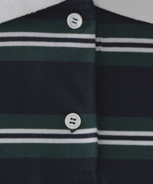 OPAQUE.CLIP / オペーク ドット クリップ ポロシャツ | カラーボーダーポロカットソー【洗濯機洗い可】 | 詳細8