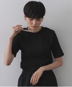 OPAQUE.CLIP / オペーク ドット クリップ カットソー | ラメリブカットソー【洗濯機洗い可】