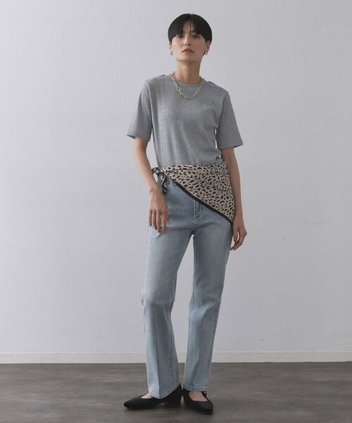 OPAQUE.CLIP / オペーク ドット クリップ カットソー | ラメリブカットソー【洗濯機洗い可】 | 詳細2