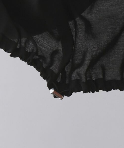 OPAQUE.CLIP / オペーク ドット クリップ レザーブルゾン・ジャケット | シアーランタンスリーブブルゾン【洗濯機洗い可】 | 詳細18