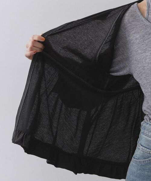 OPAQUE.CLIP / オペーク ドット クリップ レザーブルゾン・ジャケット | シアーバルーンペプラムブルゾン【洗える】 | 詳細20