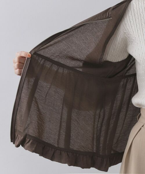 OPAQUE.CLIP / オペーク ドット クリップ レザーブルゾン・ジャケット | シアーバルーンペプラムブルゾン【洗える】 | 詳細21