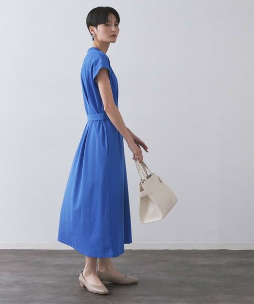 OPAQUE.CLIP / オペーク ドット クリップ ロング・マキシ丈ワンピース | ベルト付きスキッパーワンピース【洗濯機洗い可】 | 詳細10