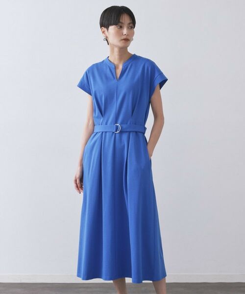 OPAQUE.CLIP / オペーク ドット クリップ ロング・マキシ丈ワンピース | ベルト付きスキッパーワンピース【洗濯機洗い可】 | 詳細13