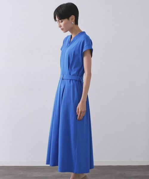 OPAQUE.CLIP / オペーク ドット クリップ ロング・マキシ丈ワンピース | ベルト付きスキッパーワンピース【洗濯機洗い可】 | 詳細14