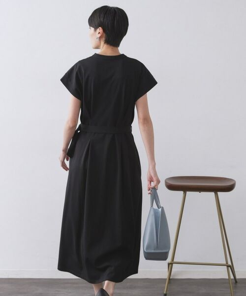 OPAQUE.CLIP / オペーク ドット クリップ ロング・マキシ丈ワンピース | ベルト付きスキッパーワンピース【洗濯機洗い可】 | 詳細2