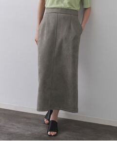 OPAQUE.CLIP / オペーク ドット クリップ スカート | スエードライクナロースカート【洗濯機洗い可】