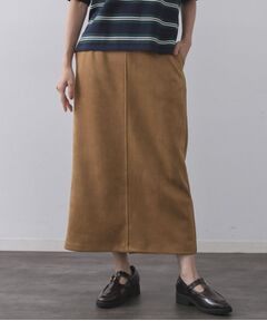 OPAQUE.CLIP / オペーク ドット クリップ スカート | スエードライクナロースカート【洗濯機洗い可】
