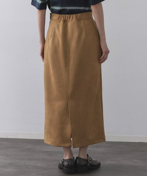 OPAQUE.CLIP / オペーク ドット クリップ スカート | スエードライクナロースカート【洗濯機洗い可】 | 詳細11