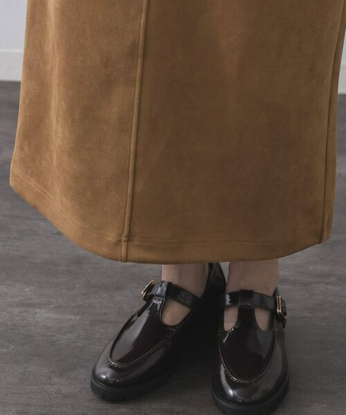 OPAQUE.CLIP / オペーク ドット クリップ スカート | スエードライクナロースカート【洗濯機洗い可】 | 詳細16