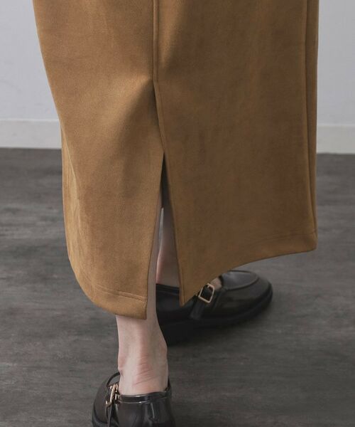 OPAQUE.CLIP / オペーク ドット クリップ スカート | スエードライクナロースカート【洗濯機洗い可】 | 詳細17