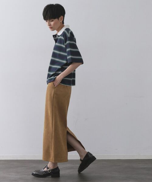 OPAQUE.CLIP / オペーク ドット クリップ スカート | スエードライクナロースカート【洗濯機洗い可】 | 詳細7