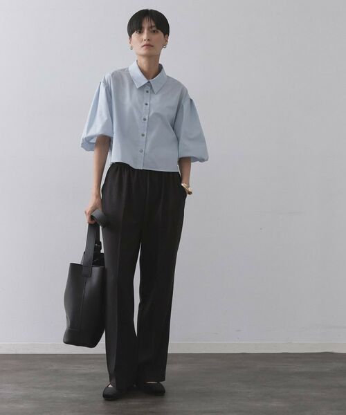 OPAQUE.CLIP / オペーク ドット クリップ シャツ・ブラウス | バルーンスリーブシャツ【洗濯機洗い可】 | 詳細10