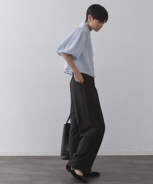 OPAQUE.CLIP / オペーク ドット クリップ シャツ・ブラウス | バルーンスリーブシャツ【洗濯機洗い可】 | 詳細11