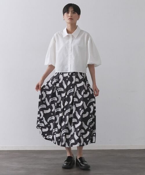 OPAQUE.CLIP / オペーク ドット クリップ シャツ・ブラウス | バルーンスリーブシャツ【洗濯機洗い可】 | 詳細2