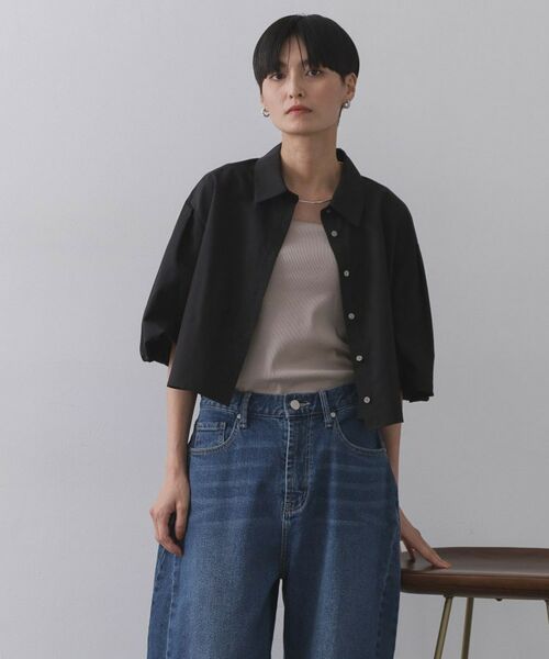 OPAQUE.CLIP / オペーク ドット クリップ シャツ・ブラウス | バルーンスリーブシャツ【洗濯機洗い可】 | 詳細5