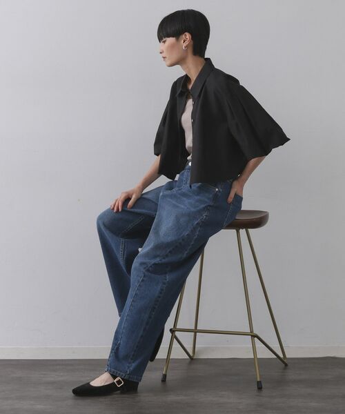 OPAQUE.CLIP / オペーク ドット クリップ シャツ・ブラウス | バルーンスリーブシャツ【洗濯機洗い可】 | 詳細7