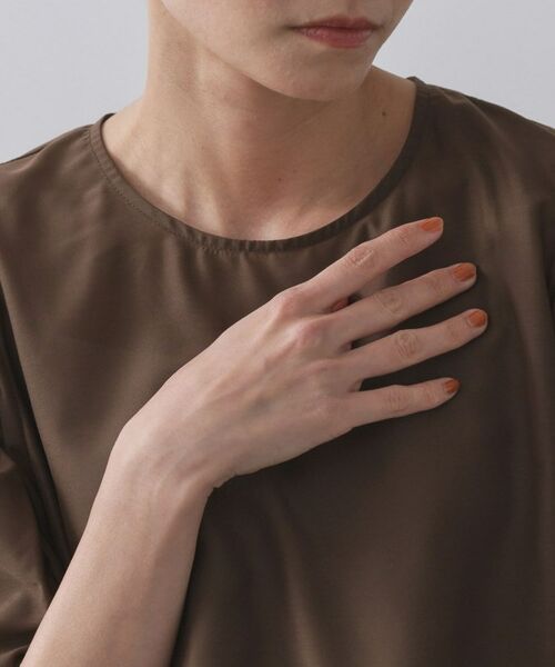 OPAQUE.CLIP / オペーク ドット クリップ シャツ・ブラウス | シアーボリュームスリーブブラウス【洗濯機洗い可】 | 詳細16