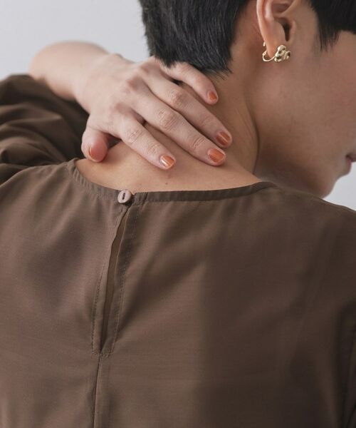 OPAQUE.CLIP / オペーク ドット クリップ シャツ・ブラウス | シアーボリュームスリーブブラウス【洗濯機洗い可】 | 詳細17