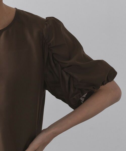 OPAQUE.CLIP / オペーク ドット クリップ シャツ・ブラウス | シアーボリュームスリーブブラウス【洗濯機洗い可】 | 詳細18