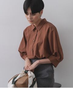 OPAQUE.CLIP / オペーク ドット クリップ シャツ・ブラウス | 切替フォルムシャツ【洗濯機洗い可】