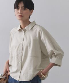 OPAQUE.CLIP / オペーク ドット クリップ シャツ・ブラウス | 切替フォルムシャツ【洗濯機洗い可】