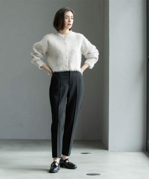 OPAQUE.CLIP / オペーク ドット クリップ カーディガン・ボレロ | シャギーショートカーディガン【洗濯機OK】《6col》 | 詳細15