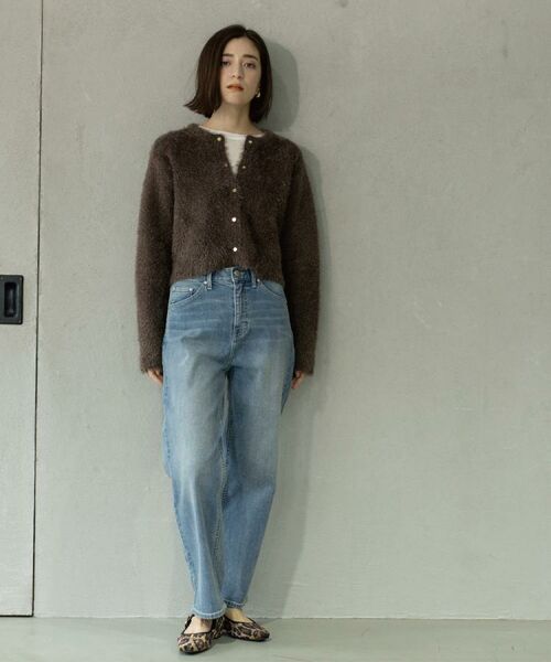 OPAQUE.CLIP / オペーク ドット クリップ カーディガン・ボレロ | シャギーショートカーディガン【洗濯機OK】《6col》 | 詳細25