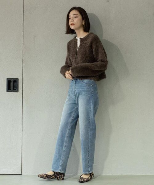 OPAQUE.CLIP / オペーク ドット クリップ カーディガン・ボレロ | シャギーショートカーディガン【洗濯機OK】《6col》 | 詳細26