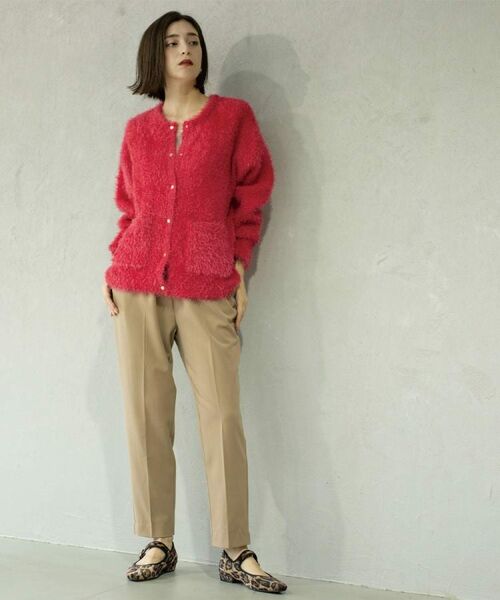 OPAQUE.CLIP / オペーク ドット クリップ カーディガン・ボレロ | シャギーミドルカーディガン【洗濯機OK】《6col》 | 詳細30