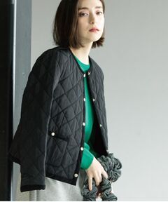 OPAQUE.CLIP / オペーク ドット クリップ ノーカラージャケット | 撥水キルティングノーカラージャケット【洗濯機洗い可】