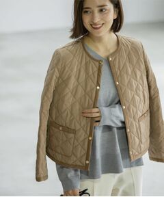 OPAQUE.CLIP / オペーク ドット クリップ ノーカラージャケット | 撥水キルティングノーカラージャケット【洗濯機洗い可】