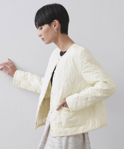 OPAQUE.CLIP / オペーク ドット クリップ ノーカラージャケット | 撥水キルティングノーカラージャケット【洗濯機洗い可】 | 詳細22