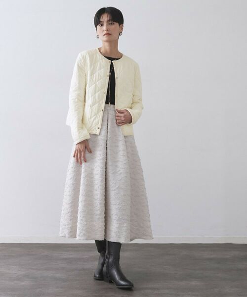 OPAQUE.CLIP / オペーク ドット クリップ ノーカラージャケット | 撥水キルティングノーカラージャケット【洗濯機洗い可】 | 詳細23