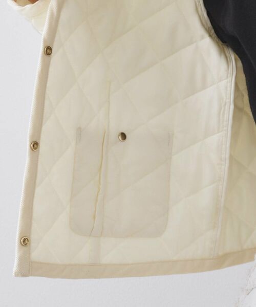 OPAQUE.CLIP / オペーク ドット クリップ ノーカラージャケット | 撥水キルティングノーカラージャケット【洗濯機洗い可】 | 詳細25