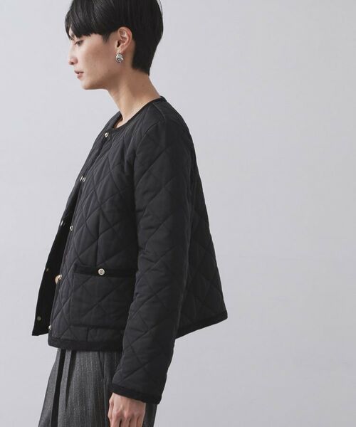 OPAQUE.CLIP / オペーク ドット クリップ ノーカラージャケット | 撥水キルティングノーカラージャケット【洗濯機洗い可】 | 詳細28