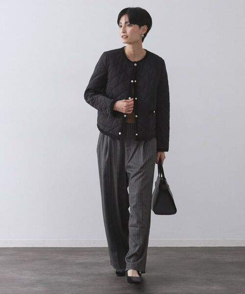 OPAQUE.CLIP / オペーク ドット クリップ ノーカラージャケット | 撥水キルティングノーカラージャケット【洗濯機洗い可】 | 詳細29