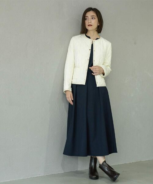 OPAQUE.CLIP / オペーク ドット クリップ ノーカラージャケット | 撥水キルティングノーカラージャケット【洗濯機洗い可】 | 詳細7