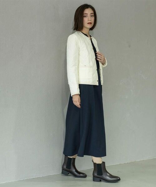 OPAQUE.CLIP / オペーク ドット クリップ ノーカラージャケット | 撥水キルティングノーカラージャケット【洗濯機洗い可】 | 詳細8