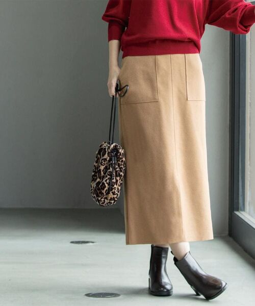 8YARD CBOT Pleated スカート新品タグ付き　 モカ　L 8YARDS / PLEATED IG