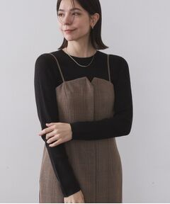 OPAQUE.CLIP / オペーク ドット クリップ ニット・セーター | シアーリブニット【洗濯機OK】