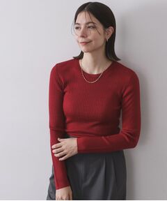 OPAQUE.CLIP / オペーク ドット クリップ ニット・セーター | シアーリブニット【洗濯機OK】