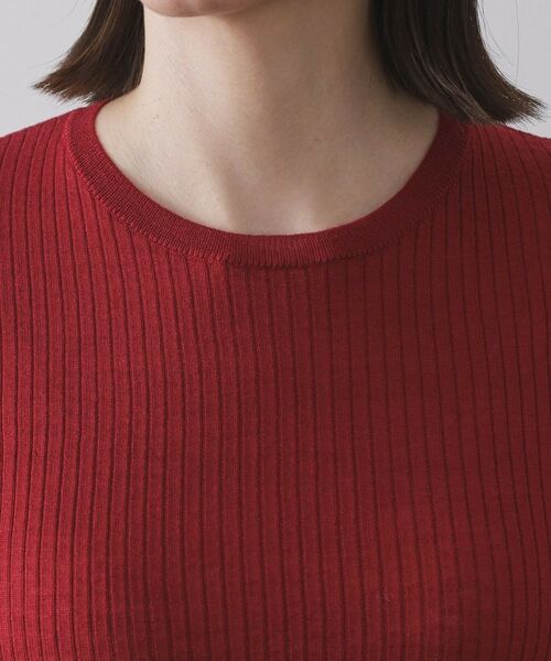 OPAQUE.CLIP / オペーク ドット クリップ ニット・セーター | シアーリブニット【洗濯機OK】 | 詳細24