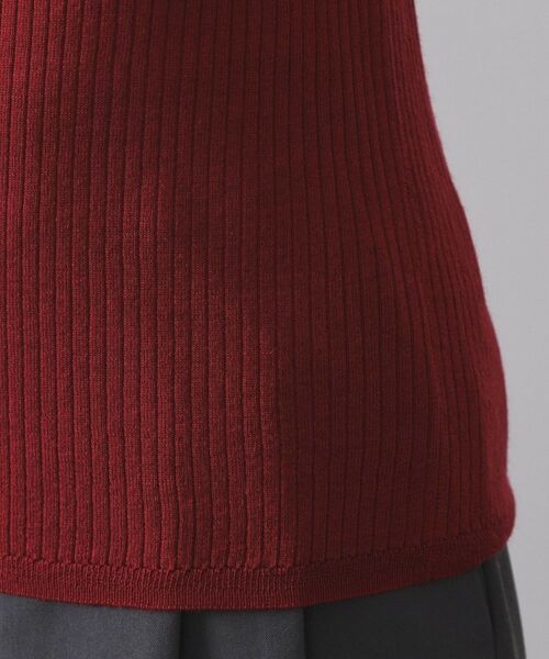 OPAQUE.CLIP / オペーク ドット クリップ ニット・セーター | シアーリブニット【洗濯機OK】 | 詳細26