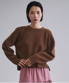 OPAQUE.CLIP / オペーク ドット クリップ ニット・セーター | 【es】メリノウール クルーミドルゲージニット