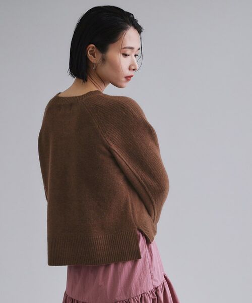 OPAQUE.CLIP / オペーク ドット クリップ ニット・セーター | 【es】メリノウール クルーミドルゲージニット | 詳細1