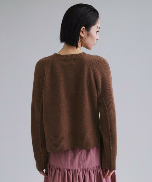 OPAQUE.CLIP / オペーク ドット クリップ ニット・セーター | 【es】メリノウール クルーミドルゲージニット | 詳細15